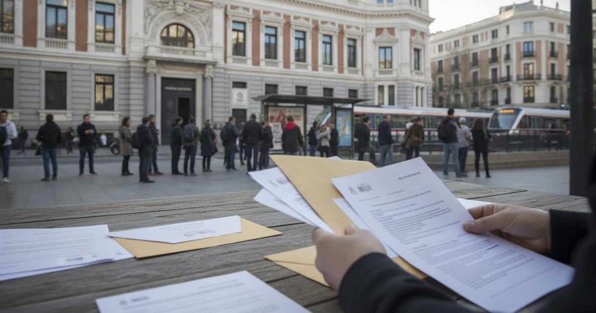 Urna electoral en un colegio de votación español, símbolo de la consulta del censo electoral para las elecciones generales del 29 de noviembre