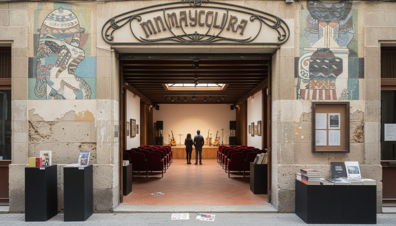 Público asistiendo a una actividad cultural latina en Madrid