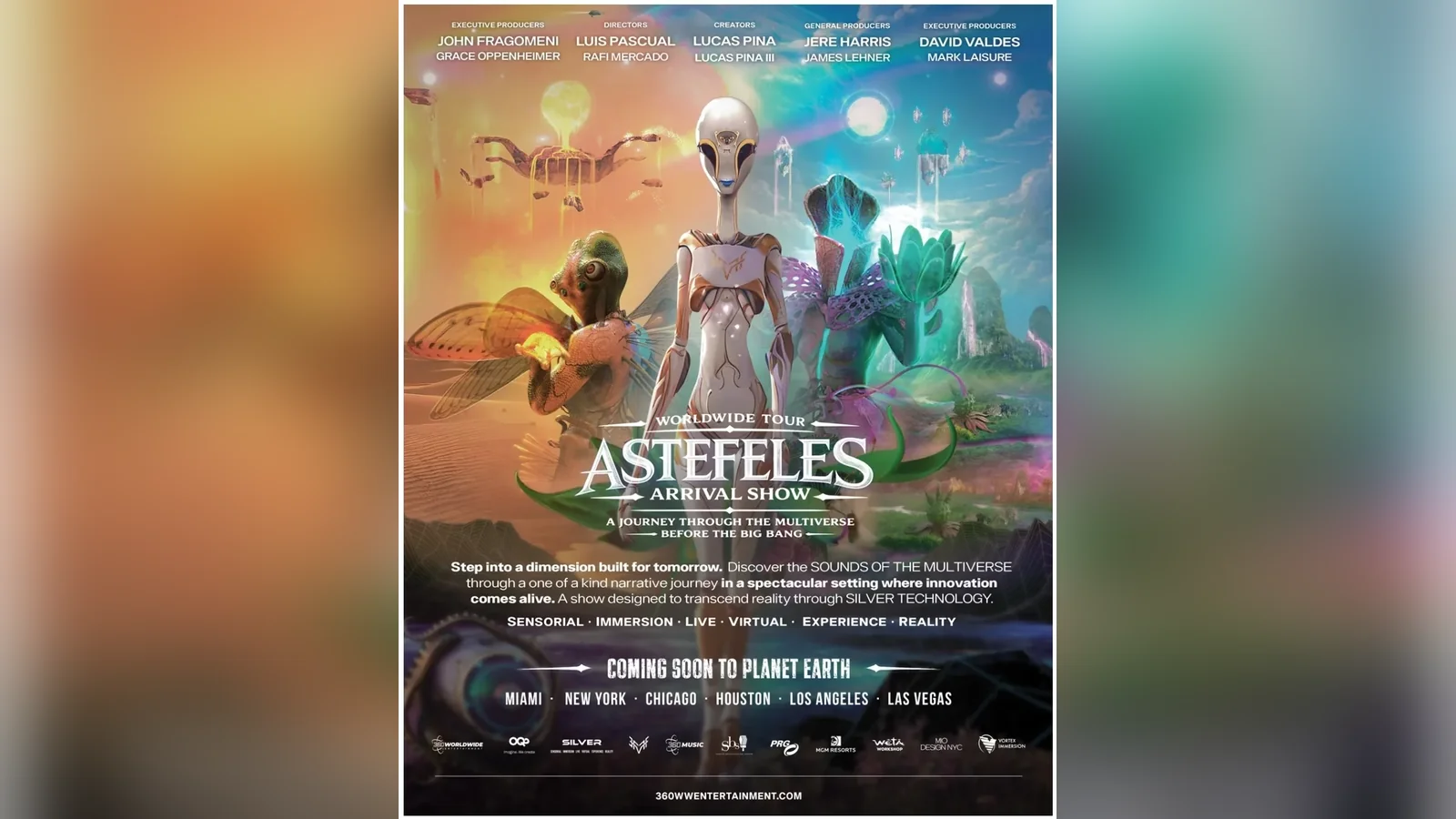 360 Worldwide Entertainment anuncia "ASTEFELES ARRIVAL SHOW"