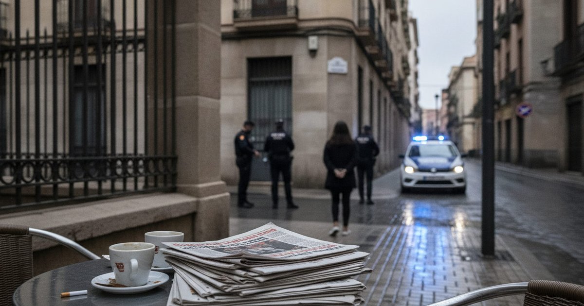 Terraza de un bar en Valencia donde un hombre peruano murió tras ser apuñalado durante una pelea.